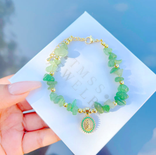 Dainty Green Bracelet