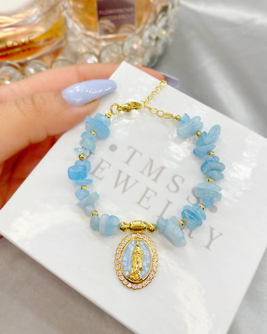 Aqua Mary Bracelet