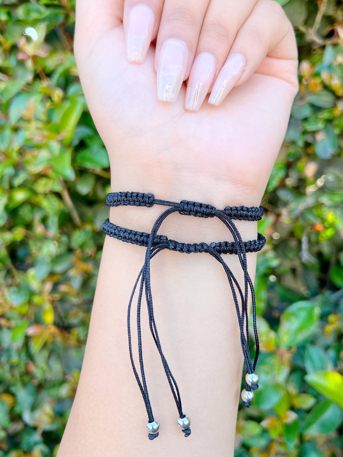 Black Hand Mal De Ojo Woven Bracelet