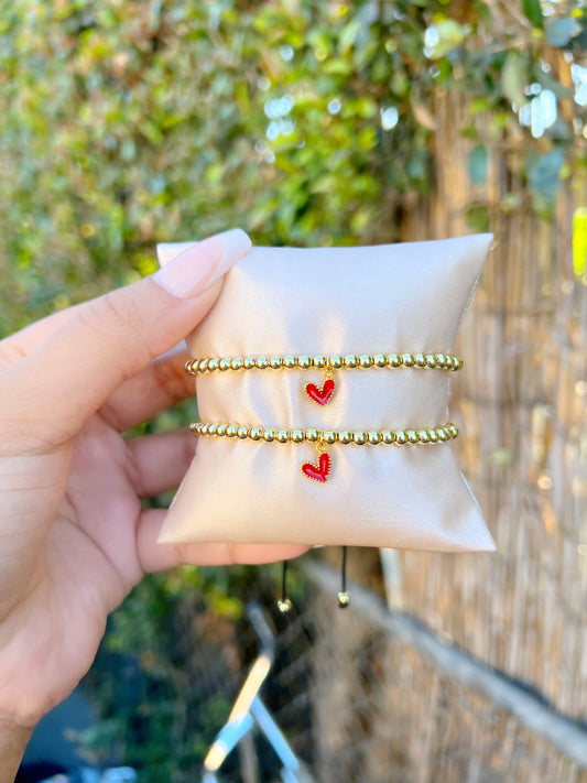 Red Heart Bracelet