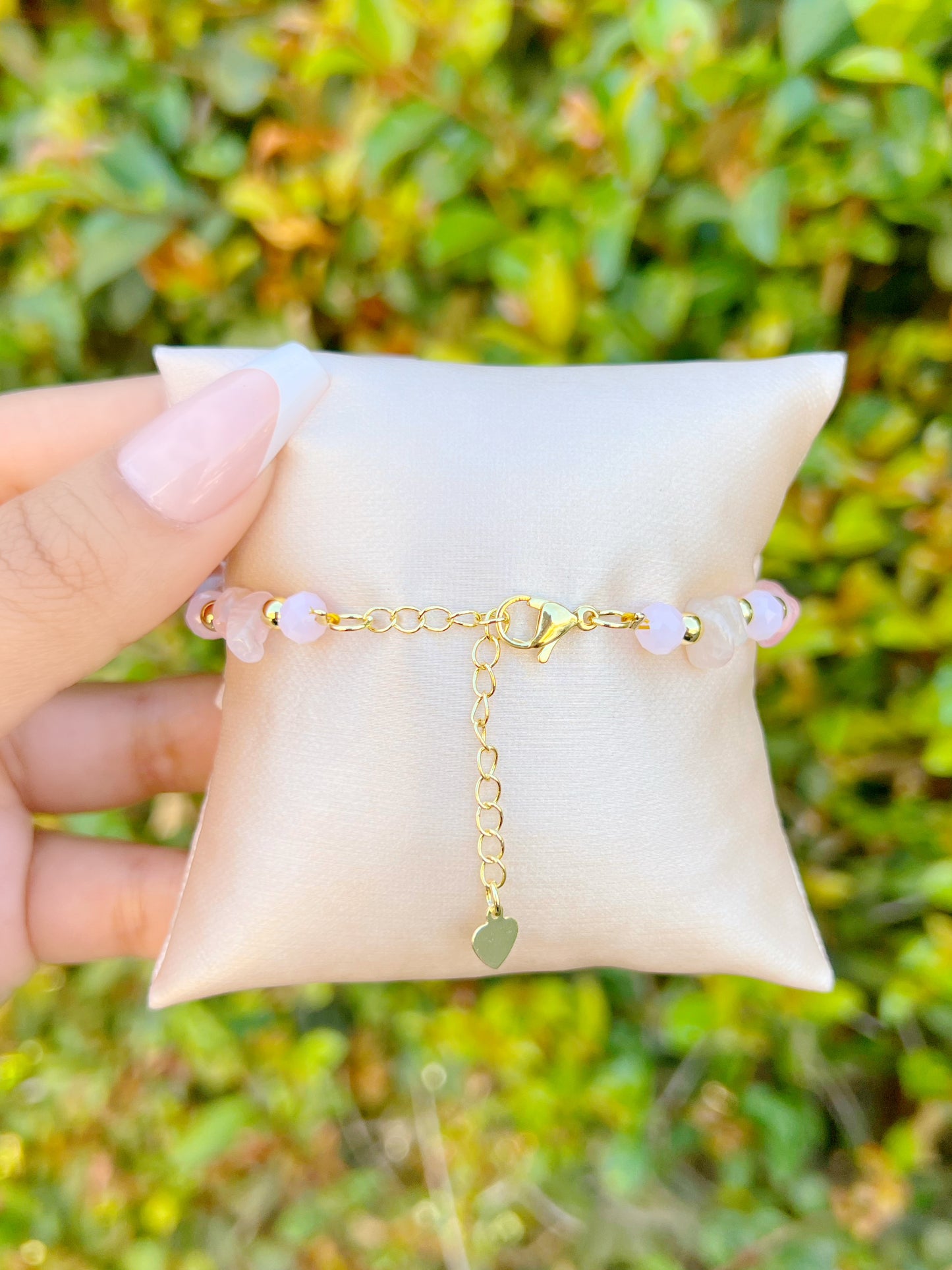 Dainty Pink Bracelet