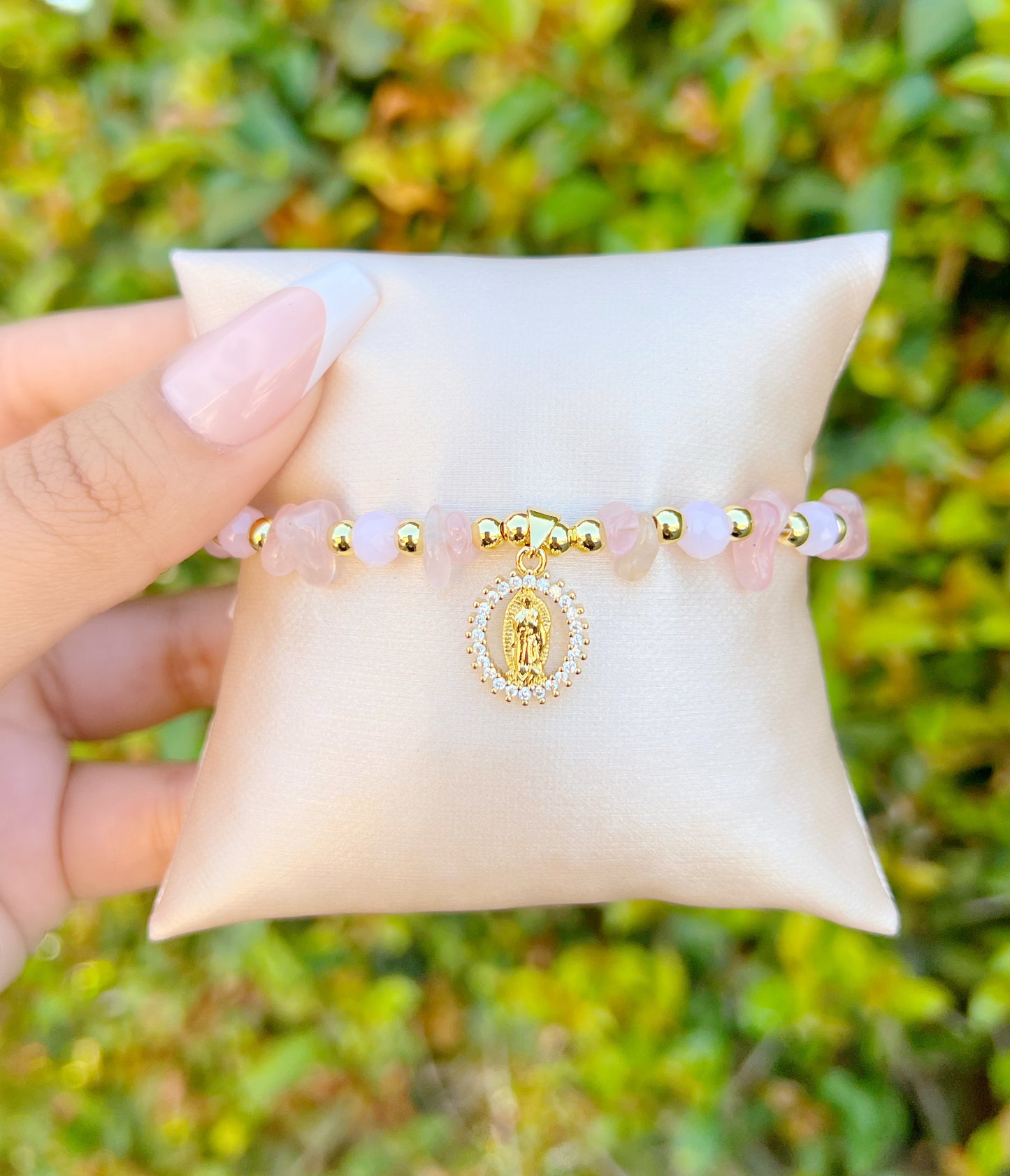 Dainty Pink Bracelet